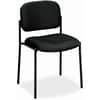 BSXVL606VA10 - Scatter Stacking Guest Chair, Black Seat Color, Fabric, Polyester Seat Material, Black Back Color, Fabric, Polyester Back Material, Black Frame Color, Tubular Steel Frame Material, Four-legged Base
