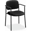 BSXVL616VA10 - Scatter Stacking Guest Chair, Black Seat Color, Fabric, Polyester Seat Material, Black Back Color, Fabric, Polyester Back Material, Black Frame Color, Tubular Steel Frame Material, Four-legged Base