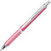PENBL407PA - EnerGel Alloy Rollerball Pen, 0.7 mm Medium Pen Point, Refillable, Retractable, Black Ink, Gel-based, Metallic Pink Aluminum Barrel, Metal, Stainless Steel Tip, 1 Each