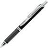 PENBL407AA - Energel Alloy Rollerball Pen, 0.7 mm Medium Pen Point, Refillable, Retractable, Black Ink, Gel-based, Black Metal Barrel, Stainless Steel Tip, 1 Each