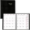 REDCB1200BLK - 2026 - 2028 Essential Monthly Planner, Monthly, 14 Month, December 2026 to January 2028, 1 Month Double Page Layout, 7 1/8" x 8 7/8" Sheet Size, Twin Wire, Black, 1 Each