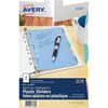 AVE16180 - Durable Plastic Write-On Dividers, 5 x Divider(s), 5 Write-on Tab(s), 5, 5 Tab(s)/Set, 5.5" Divider Width x 8.50" Divider Length, 7 Hole Punched, Multicolor Plastic Divider, Multicolor Plastic Tab(s)