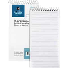 BSN10972 - Coat Pocket-size Reporters Notebook, 70 Sheets, Spiral, 4" x 8" Sheet Size, White Paper, 12 / Dozen