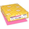 WAU21031 - Colored Paper, Letter, 8 1/2" x 11", 24 lb Basis Weight, Acid-free, Lignin-free, Pulsar Pink, 500 Sheets, 1 Ream