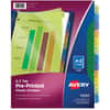 AVE11330 - Preprinted A-Z Plastic Dividers, 12 x Divider(s), A-Z, 12 Tab(s)/Set, 8.5" Divider Width x 11" Divider Length, 3 Hole Punched, Multicolor Plastic Divider, Multicolor Plastic Tab(s), 12 / Set