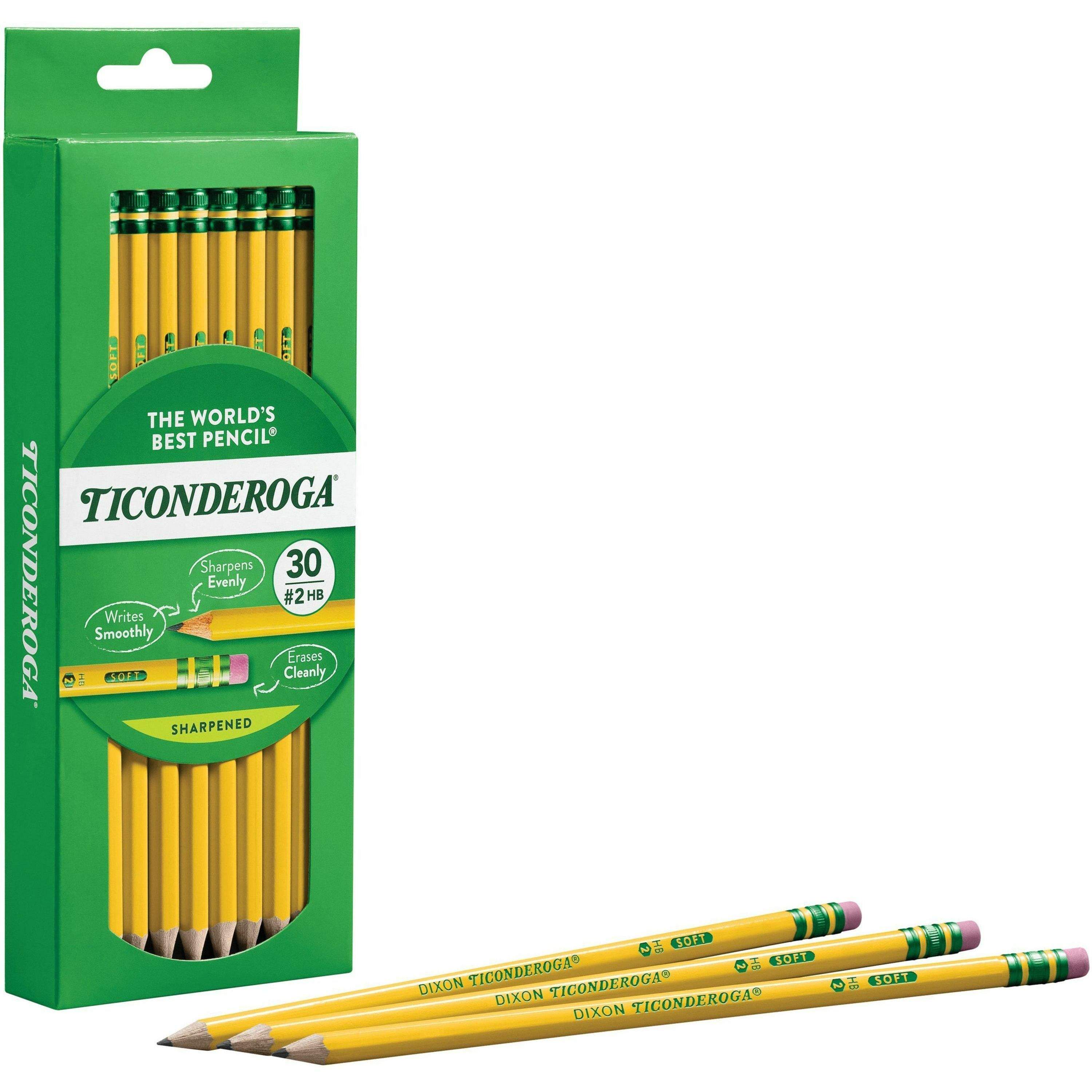 Pre-Sharpened Pencil by Ticonderoga® DIX13818 | OnTimeSupplies.com