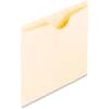 PFX22000 - Letter Recycled File Jacket, 8 1/2" x 11", 11 pt., Manila, Manila, Double-ply Reinforced Top, Thumb Cut, 10% Recycled, 100 / Box