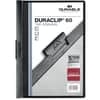 DBL221401 - DURACLIP Letter Report Cover, 8 1/2" x 11", 60 Sheets Capacity, Vinyl, Steel, Black, 1 Each