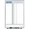 QRT33703 - Matrix 15-employee In/Out Board, 16" Board Height x 11" Board Width, White Natural Cork Surface, Magnetic, Durable, Silver Frame, 1 Each