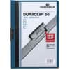 DBL221407 - DURACLIP Letter Report Cover, 8 1/2" x 11", 60 Sheets Capacity, 1 Fastener, Vinyl, Dark Blue, 25 / Box