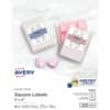 AVE22806 - Printable Square Labels, 2" x 2" , White, 300ct (22806), Waterproof, x 2" Width x 2" Length, Permanent Adhesive, Square, Inkjet, Laser, Matte, White, Paper, 12 / Sheet, 25 Total Sheets