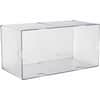 DEF350501 - Stackable Cube Organizer, 1 Compartment(s), 6" Height x 12" Width x 6" Depth, Stackable, Sturdy, Removable Divider, Removable Drawer, Clear, Plastic, 1 Each