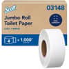 KCC03148 - High-Capacity Jumbo Roll Toilet Paper, 2 Ply, 3.50" Width x 1000 ft Length, 9" Roll Diameter, White, Fiber, 4 / Carton
