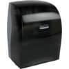 KCC09990 - Sanitouch Manual Hard Roll Towel Dispenser, Roll Dispenser, 16.1" Height x 12.6" Width x 10.2" Depth, Plastic, Smoke, Touch-free, Durable, 1 Each