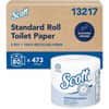 KCC13217 - Professional 100% Recycled Fiber Standard Roll Toilet Paper with Elevated Design, 2 Ply, 473 Sheets/Roll, White, Fiber, 80 / Carton