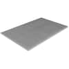 CWNFJS736GY - Tuff-Spun Foot-Lover Mat, Cement Floor, Floor, Service Counter, Mailroom, Cashier's Station, Warehouse, 36" Length x 27" Width x 0.375" Thickness, Rectangular, Vinyl, Closed-cell PVC Foamboard, Gray