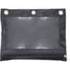 AVT67024 - Binder Pencil Pouch, 10" Height x 7.4" Width, 3 x Holes, Ring Binder, Rectangular, Black, Clear, Vinyl, 1 Each