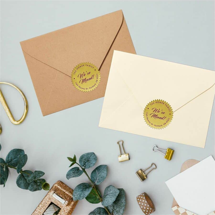 Printable Gold Foil Notarial Seals by Avery® AVE05868