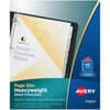 AVE74204 - Sheet Protector, 1 x Sheet Capacity, For Letter 8 1/2" x 11" Sheet, 3 x Holes, Ring Binder, Top Loading, Rectangular, Clear, Polypropylene, Plastic, 1 Box