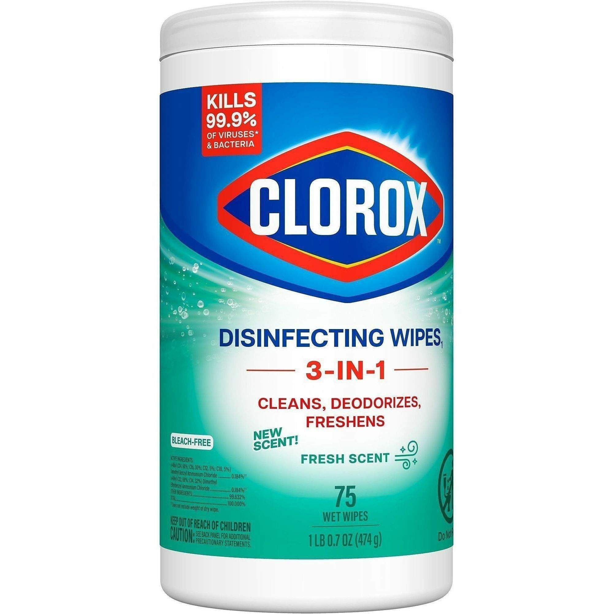Disinfecting Wipes by Clorox® CLO01656 | OnTimeSupplies.com