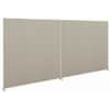 BSXP6060GYGY - Verse HBV-P6060 Panel, 60" Width x 60" Height, Easy to Use, Upholstered, Durable, Leveling Glide, Glide, Metal, Plastic, Fabric, Light Gray, Gray, 1 Each