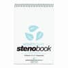 ROA12284 - Enviroshades Recycled Spiral Steno Memo Book, 80 Sheets, 160 Pages, Printed, Spiral Bound, Both Side Ruling Surface, Gregg Ruled Front Ruling, 0.50" Ruled, Gregg Ruled Red Margin, 15 lb Basis Weight