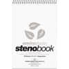 ROA12274 - Enviroshades Recycled Spiral Steno Memo Book, 80 Sheets, 160 Pages, Printed, Spiral Bound, Both Side Ruling Surface, Gregg Ruled Front Ruling, 0.50" Ruled, Gregg Ruled Red Margin, 15 lb Basis Weight