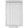 BVCGA02109830 - Magnetic In/Out Vertical Planner Board, 24" (2 ft) Width x 36" (3 ft) Height, White Lacquered Steel Surface, Aluminum Frame, Rectangle, Magnetic, Marker Tray, 1 Each