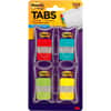 MMM686RALY - Tabs, 100 Write-on Tab(s), 1" Tab Height x 1.50" Tab Width, Red, Blue, Green, Yellow Tab(s), Tear Resistant, Wear Resistant, Repositionable, Durable, 100 / Pack