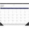 REDC177227 - DuraGlobe Monthly Desk Pad Calendar, 22" x 17" , English, Julian Dates, Monthly, 12 Month, January 2027 to December 2027, 1 Month Single Page Layout, 17" x 22" Sheet Size, Desk Pad