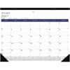 REDC177227 - DuraGlobe Monthly Desk Pad Calendar, 22" x 17" , English, Julian Dates, Monthly, 12 Month, January 2027 to December 2027, 1 Month Single Page Layout, 17" x 22" Sheet Size, Desk Pad