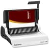 FEL5006801 - Pulsar+ 300 Comb Binding Machine w/Starter Kit, CombBind, 300 Sheet(s) Bind, 20 Punch, Letter, 5.1" Height x 18.1" Width x 15.4" Depth, White, Black