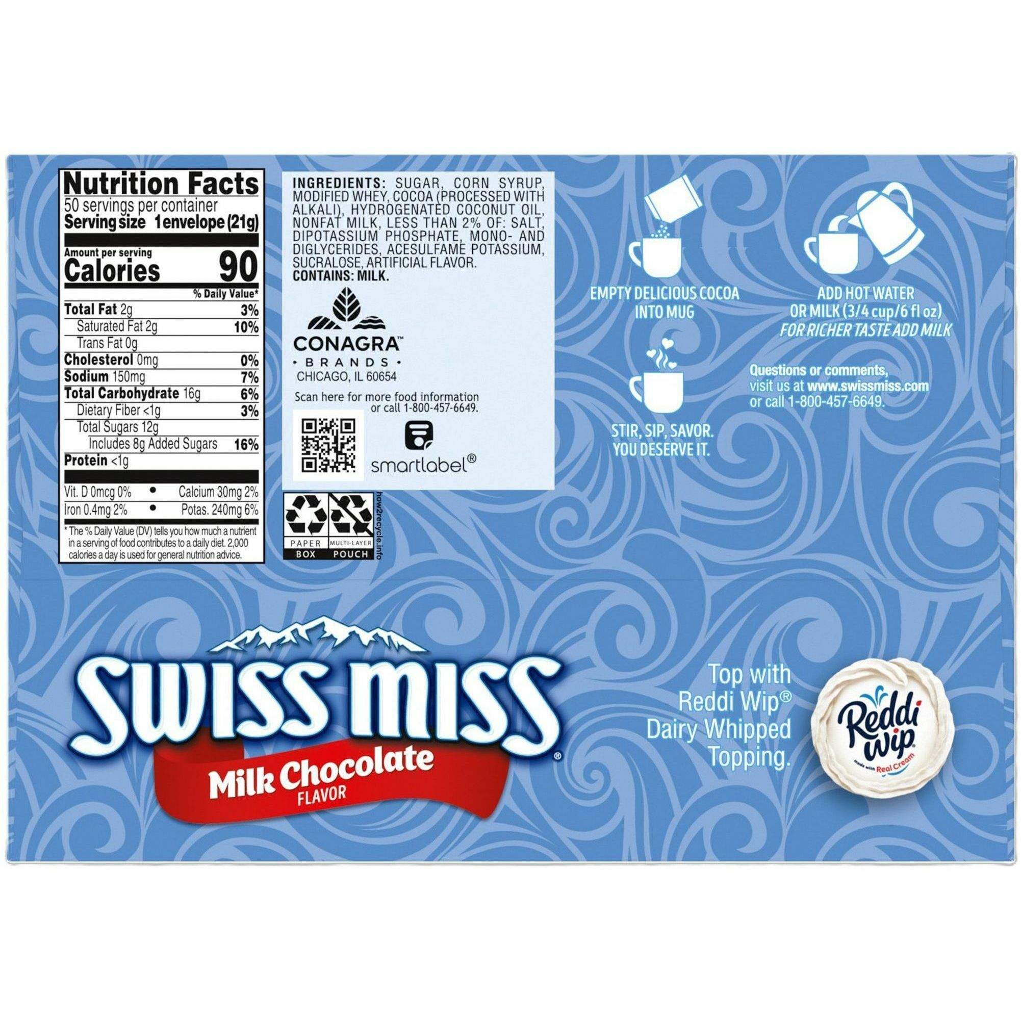Hot Chocolate Mix by Swiss Miss® SWM47491 | OnTimeSupplies.com