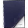 GBC2000711 - Regency Letter Presentation Cover, 8 1/2" x 11", 200 Sheets Capacity, Imitation Leather, Faux Leather, Paper Stock, Navy, Rounded Corner, Durable, Unpunched, Opaque, 200 / Box