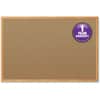 MEA85367 - Classic Cork Bulletin Board, 48" Board Height x 36" Board Width, Natural Cork Surface, Self-healing, Oak Aluminum Frame, 1 Each