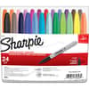 SAN75846 - Fine Point Permanent Marker, 1 mm Fine Marker Point, Black, Blue, Red, Green, Yellow, Purple, Brown, Orange, Berry, Lime, Aqua, ... Ink, Alcohol Based, 1 Set