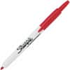 SAN32702 - Retractable Fine Point Permanent Marker, Fine Marker Point, Retractable, Red Ink, 1 Dozen