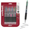 UBC40110 - 207 Gel Pen, 0.7 mm Medium Conical Pen Point, Refillable, Retractable, Black, Blue, Green, Light Blue, Orange, Pink, Purple, Red Ink, Pigment-based, 8 / Set