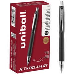 UBC73832 - Jetstream RT Ballpoint Pen, Retractable, Black Ink, Pigment-based, 12 / Dozen