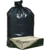 WBIRNW1TL80 - Low Density Recycled Can Liners, Medium Size, 33 gal Capacity, 40" Length x 32.50" Width x 0.90 mil (23 Micron) Thickness, Low Density, Black, Plastic, Resin, Garbage, Recycled, 80 / Carton
