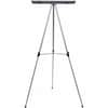 BVCFLX05102MV - 3-leg Display Easel, 45 lb Load Capacity, 69" Height x 28.50" Width x 34" Depth, Metal, Aluminum, Plastic, Rubber, Silver