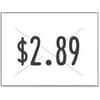 COS090949 - Garvey Labeler 2-line Label Rolls, 5/8" Width x 13/16" Length, Rectangle, White, Paper, Tamper Resistant, Self-adhesive, 1000 / Roll, 1 / Pack
