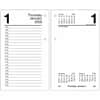 AAGE717R50 - Recycled Loose-Leaf Desk Calendar Refill, Standard, Julian Dates, Daily, 12 Month, January 2026 to December 2026, 7:00 AM to 5:00 PM, Half-hourly, 1 Day Double Page Layout, 3 1/2" x 6" Sheet Size