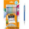 BICMPLP241 - Xtra Sparkle Mechanical Pencils, 0.7 mm Black Lead, #2, Refillable, Blue Plastic, Green, Orange, Purple, Red Barrel, 24 / Pack