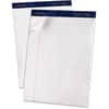 TOP20070 - Gold Fibre Ruled Perforated Writing Pads - Letter, 50 Sheets, Watermark, Stapled/Glued, 0.34" Ruled, 16 lb Basis Weight, Letter, 8 1/2" x 11" Sheet Size, Dark Blue Binding