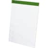 TOP20172 - Recycled Perforated Legal Writing Pads, 50 Sheets, 0.34" Ruled, 15 lb Basis Weight, 8 1/2" x 11 3/4" Sheet Size, Environmentally Friendly, Perforated, Recycled, 12 / Dozen