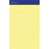 TOP20204 - Perforated Ruled Pads, 50 Sheets, Stapled, 0.28" Ruled, 5" x 8" Sheet Size, Dark Blue Binding, Chipboard Backing, Sturdy Back, Tear Resistant, Perforated, 1 Dozen