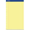 TOP20220 - Perforated Ruled Pads - Letter, 50 Sheets, Stapled, 0.34" Ruled, Letter, 8 1/2" x 11" Sheet Size x 8.5" Width x 11.8" Length, Dark Blue Binding