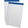 TOP20322 - Perforated Ruled Pads - Letter, 50 Sheets, Stapled, 0.25" Ruled, 20 lb Basis Weight, Letter, 8 1/2" x 11" Sheet Size x 8.5" Width x 11.8" Length, White Paper, White Cover