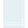 TOP22030C - Graph Pad, 50 Sheets, Both Side Ruling Surface, 15 lb Basis Weight, Letter, 8 1/2" x 11" Sheet Size, White Paper, Pressboard Cover, Chipboard Backing, Smudge Resistant, Rigid, 1 Pad
